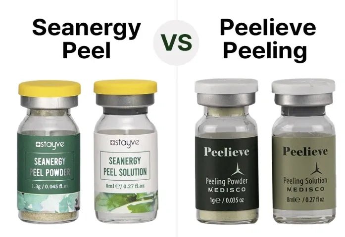 Peeling : Comparison Medisco Peelieve and Stayve Seanergy - My Beauty and Glow Cosmetics