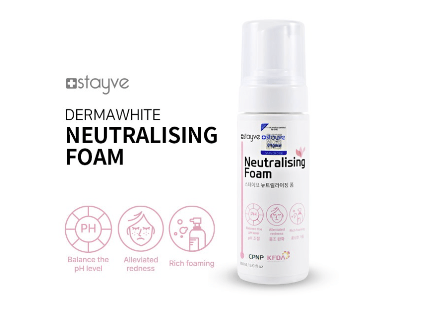 Stayve Derma White Exfoliating Gel and Neutralizing Foam Kit