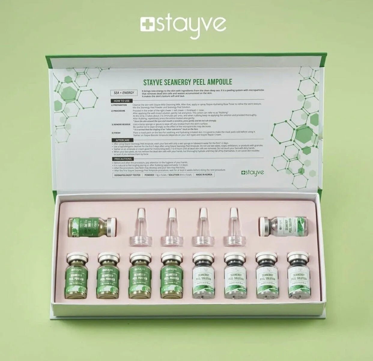 Stayve Seanergy Peel Ampoule - Skin Care Treatment Serum