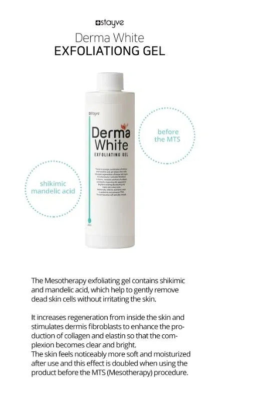 Stayve Derma White Exfoliating Gel and Neutralizing Foam Kit